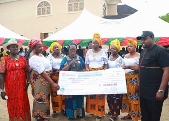 HARDSHIP: Izeze, FOOSTODEY, dole out N35m for Ughelli South women, students, vigilante