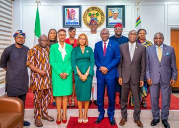 PHOTOS: Senior management of TVC communicates led by group managing director, Mrs. Victoria Ajayi pay courtesy call to governor Sanwo-Olu at Lagos House, Ikeja, on Monday 30th September 2024