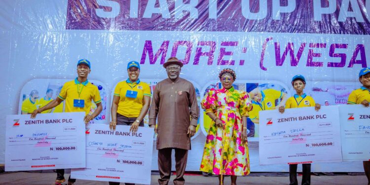 Oborevwori Presents Start Up Packs To 311 WESAP Beneficiaries