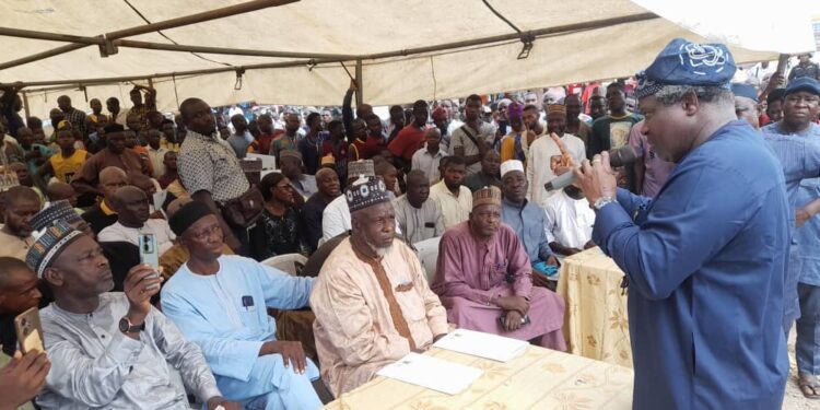 Sanwo-Olu performs ground breaking of Alaba Rago transnational market