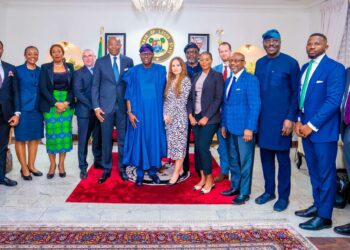 PICTURES: AIG-Imoukhuede Led Delegates from the city UK (TCUK)/Lagos Int’l Financial Centre, LIFC Members on Courtesy Call to Governor Sanwo-Olu at Lagos House, Marina, on Monday, 18th November
