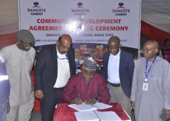 Dangote Cement, Benue Communities Seal Landmark Development Pact