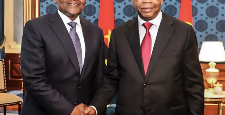 President of Angola, João Lourenço and President/CE, Dangote Industries Limited, Aliko Dangote