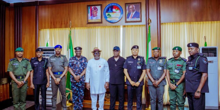 Oborevwori decorates CSO, ADC, others with new ranks