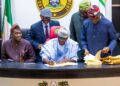 PHOTOS: Governor Sanwo-Olu Signs Y2025 Appropriation Bill into Law at the Lagos House, Ikeja, on Thursday, 09 January