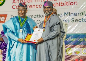 Olusunle, Now Fellow Nigerian Mining Geosciences Society (FNMGS)