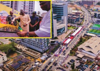 PHOTOS: Gov. Sanwo-Olu Officially Commissions Road Infrastructure – Abudu Smith Street and Alternative Route (Oniru Road) to Admiralty Circle, Toll Plaza Lekki in Eti-Osa LGA, on Friday, February 14th, 2025
