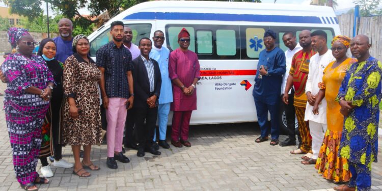 Aliko Dangote Foundation Donates Lifesaving Ambulance to Mainland Hospital After 10-Year Wait