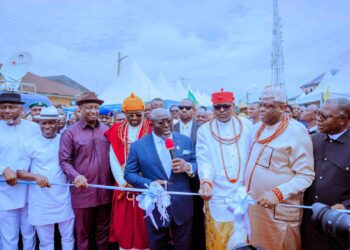2ND ANNIVERSARY: Oborevwori Inaugurates Multiple Road Projects In Warri