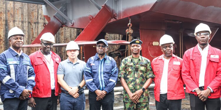 MARITIME SECURITY: NIMASA Dock Deep Blue Vessel at Nigerdock