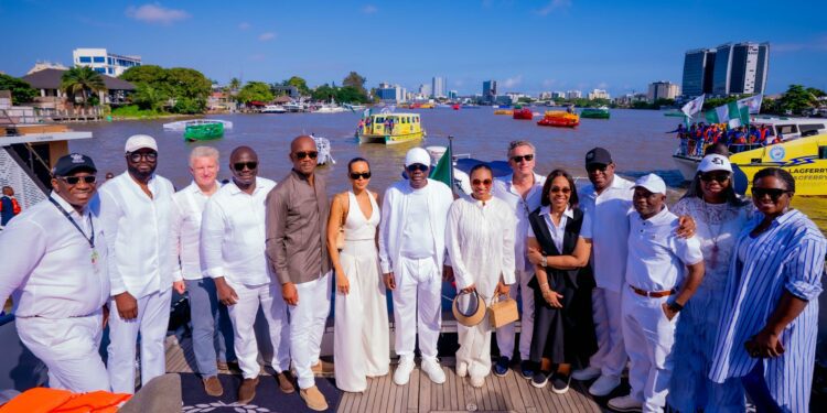 PHOTOS: Sanwo-olu, Drogba, Others at the Opening Ceremony of E1 Lagos GP in Victoria Islannd, on Friday, October 3rd, 2025