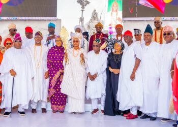 PICTURES: Gov. Sanwo-Olu Attends Grand Finale of the 10th Coronation Anniversary of Ooni of Ife, Oba Adeyeye Enitan Ogunwusi in Ile-Ife, Osun State, on Sunday, 7th December 2025