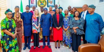 PICTURES: Gov. Sanwo-Olu Meets Teach for Nigeria Board of Trustees and CEO, Teach for all, Wendy Kopp at Lagos House, Ikeja, on Tuesday, 10th March, 2026
