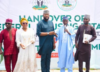 Handing over of the National Housing Estate Ogbondoroko