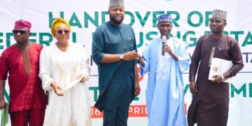 Handing over of the National Housing Estate Ogbondoroko