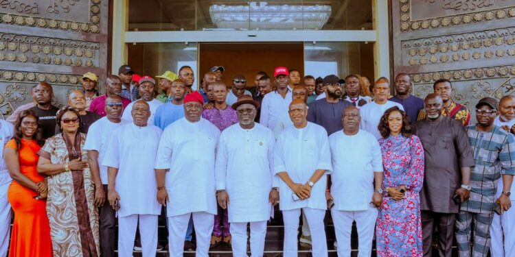 PRESIDENTIAL PRIMARY: Oborevwori Visits Emerhor, Rallies Massive Votes For Tinubu