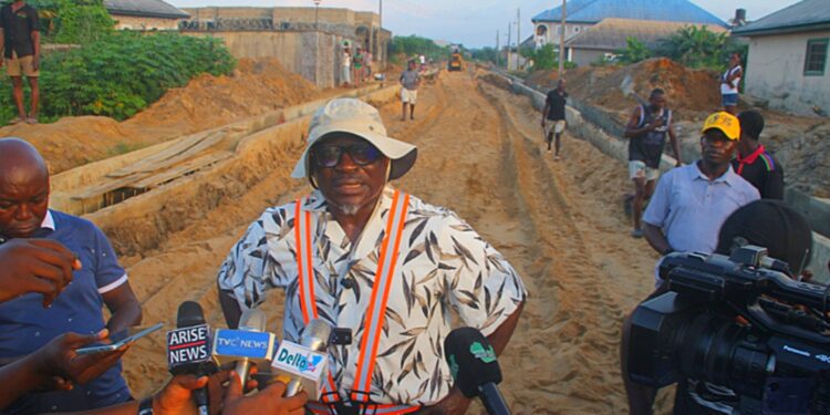 Oborevwori’s Internal Road Projects Transform Okwagbe Community