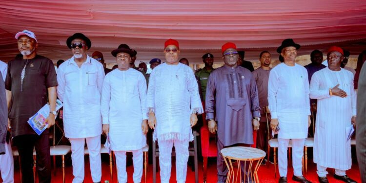 Oborevwori Inaugurates 18km Of Roads In Ndokwa West