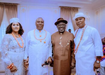 Jonathan, Oborevwori, Diri, Ibori Pay Last Respect to Pa Penawou