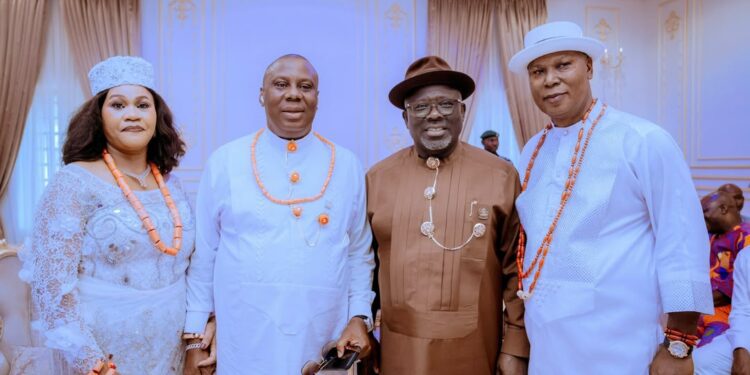 Jonathan, Oborevwori, Diri, Ibori Pay Last Respect to Pa Penawou