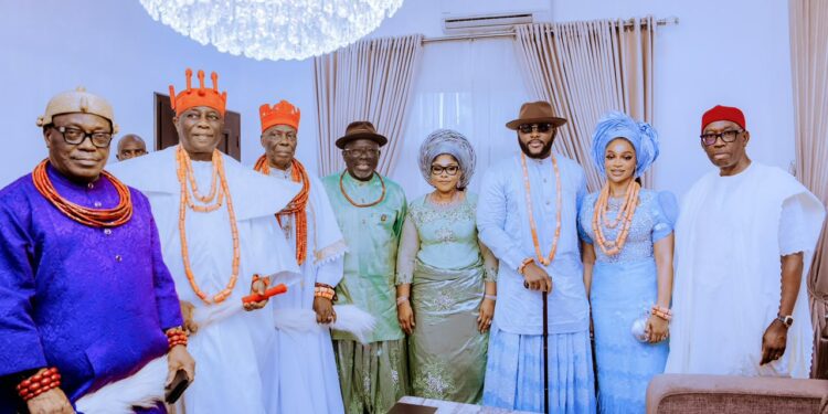 Onyeme, Ibori, Okowa, Emir Of Zazzau, Dafinone, Others Grace Oborevwori’s Son’s Marriage