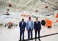 Governor Umo Eno Leads Pre-Delivery Inspection of Ibom Air’s Third Airbus A220-300 Aircraft in Mirabel, Canada