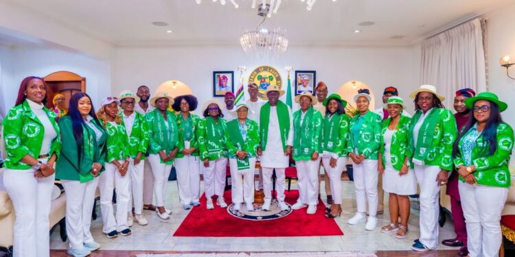 Photos: Ladies Golf Association of Nigeria (LGAN), Led by Its Patron, Iyalode of Lagos, Chief (Mrs) Bintu-Fatima Tinubu, Meets Governor Sanwo-Olu at Lagos House, Marina, on Sunday, October 18, 2026
